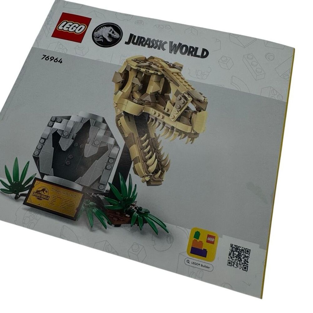 LEGO Jurassic World Dinosaur Fossils T. Rex Skull 76964 Instruction Manual ONLY!